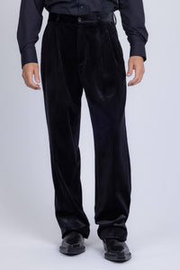 Men's Velvet Flare Stretch Pants