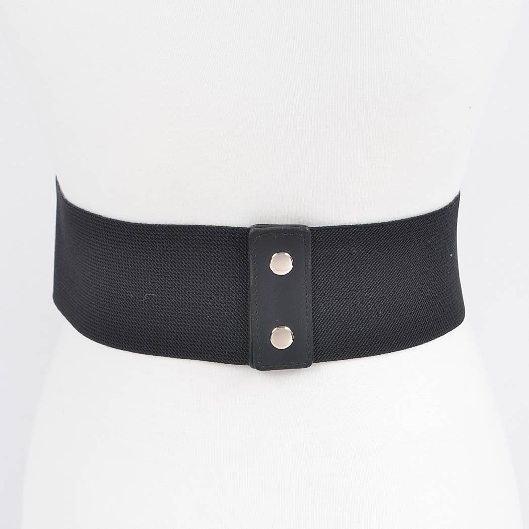 Stud Waist Elastic Belt