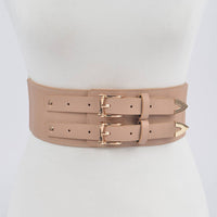Corset Stretch Belt W/two Buckles