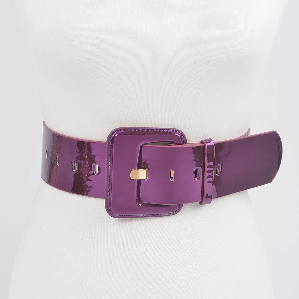 Wide Mirror PU Belt