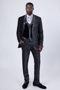 Men's Velvet Fabric Glitter Pant