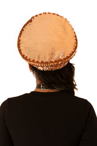 Rose Gold Sparkle Hat