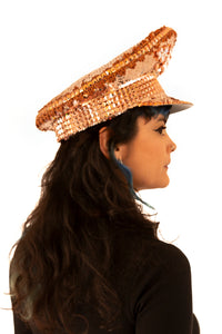 Rose Gold Sparkle Hat