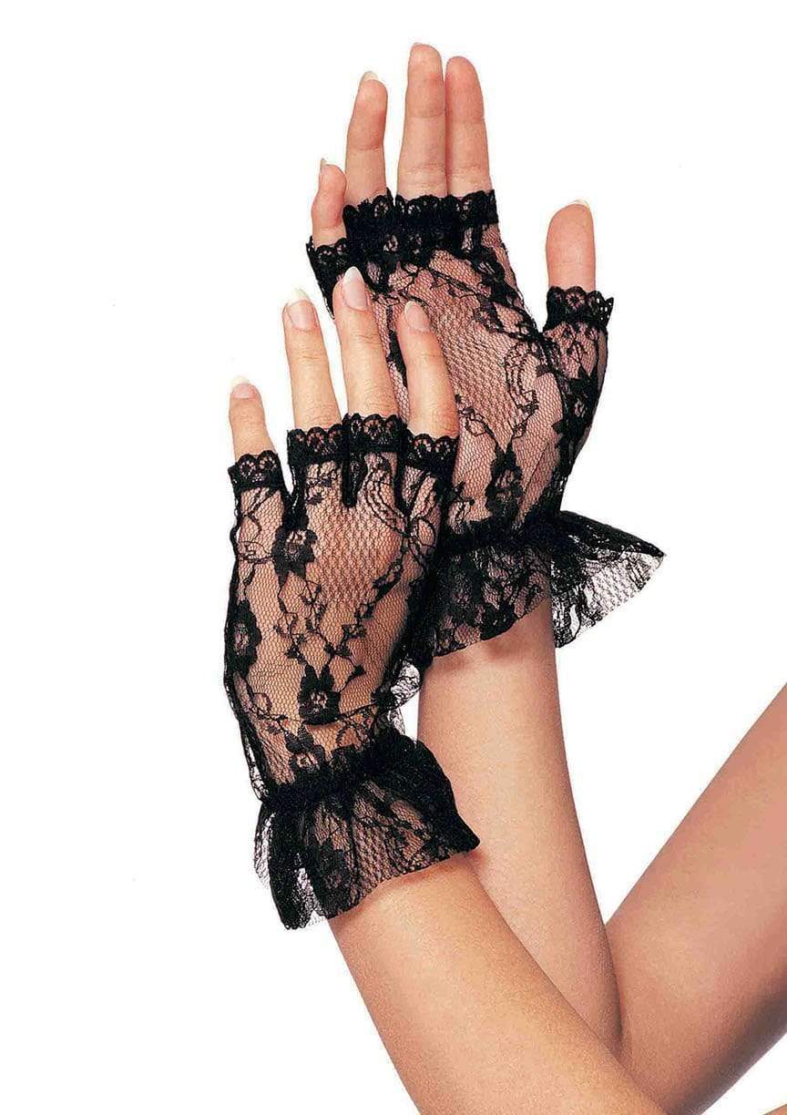 Short Fingerless Lace Glove