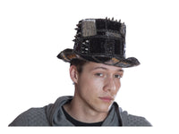 Silver Spike Top Hat