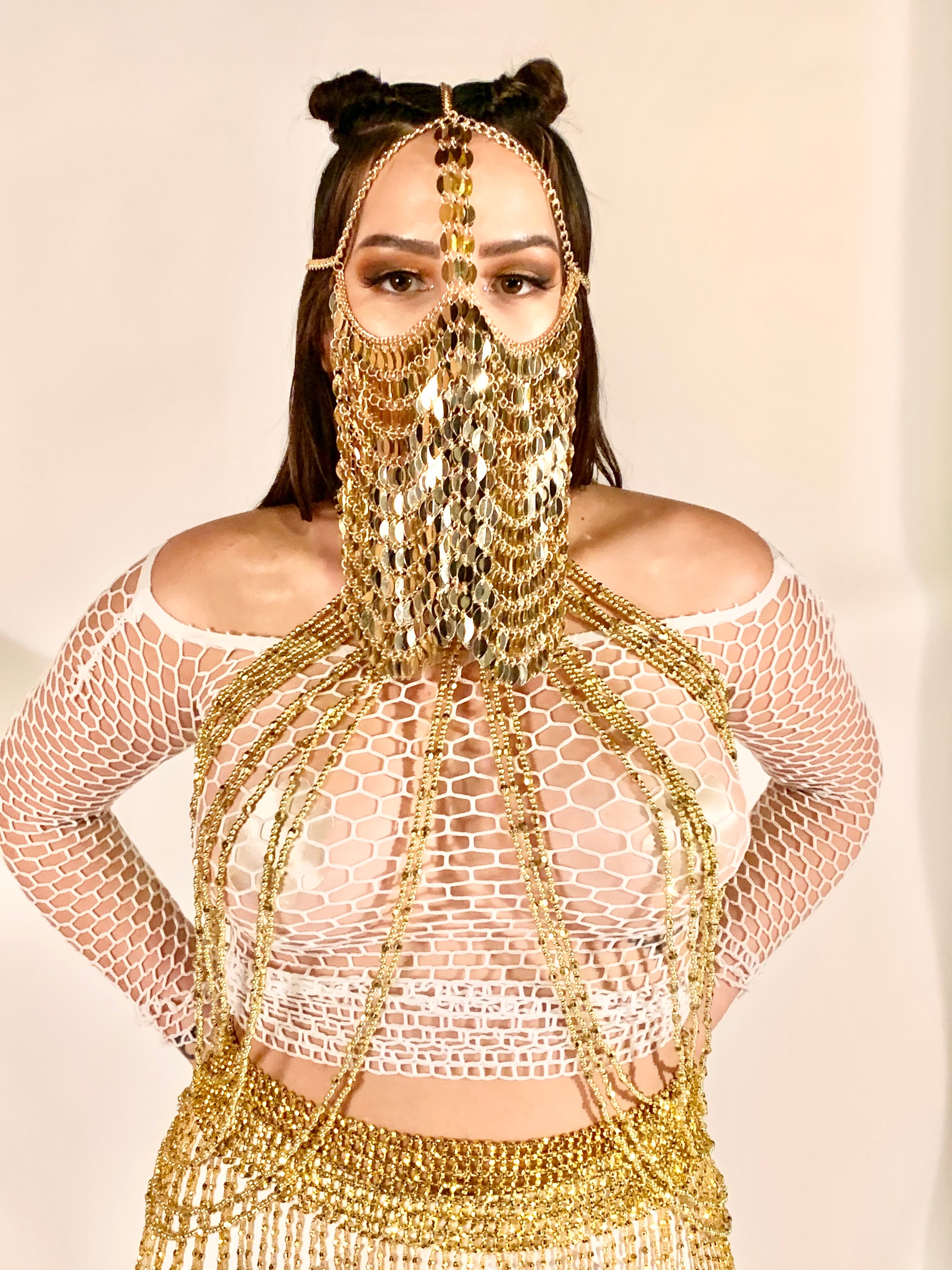 Beaded body chain online